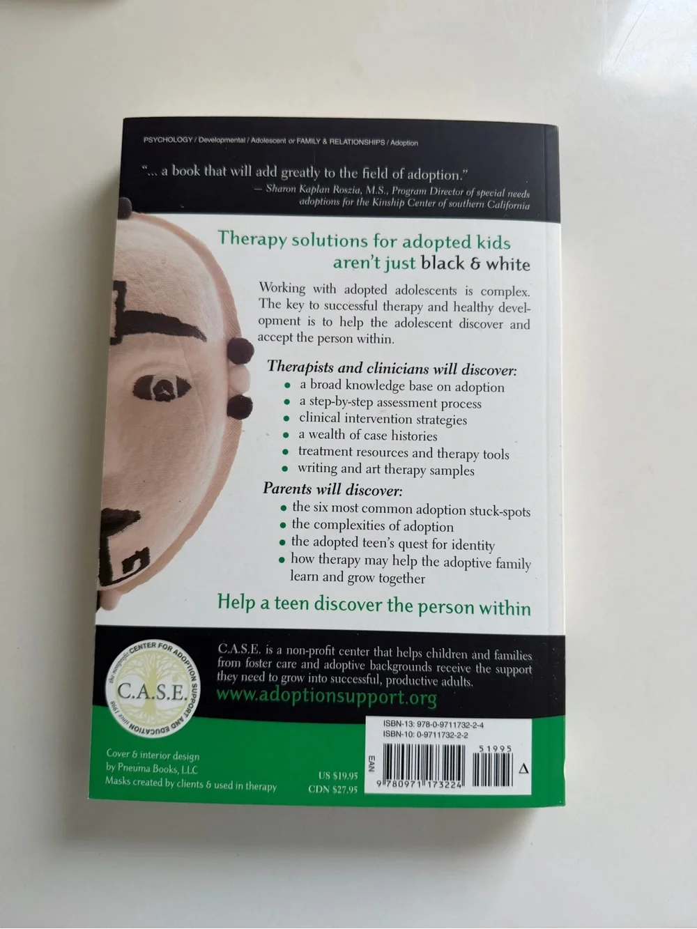 Beneath the Mask - understanding Adoped Teens Book